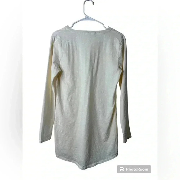 Peruvian Connection Cream Long Sleeve Tunic Top - Picture 2 of 10